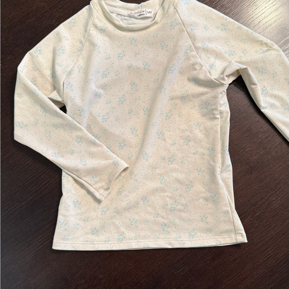 Minnow kids Floral Long Sleeve Rashguard